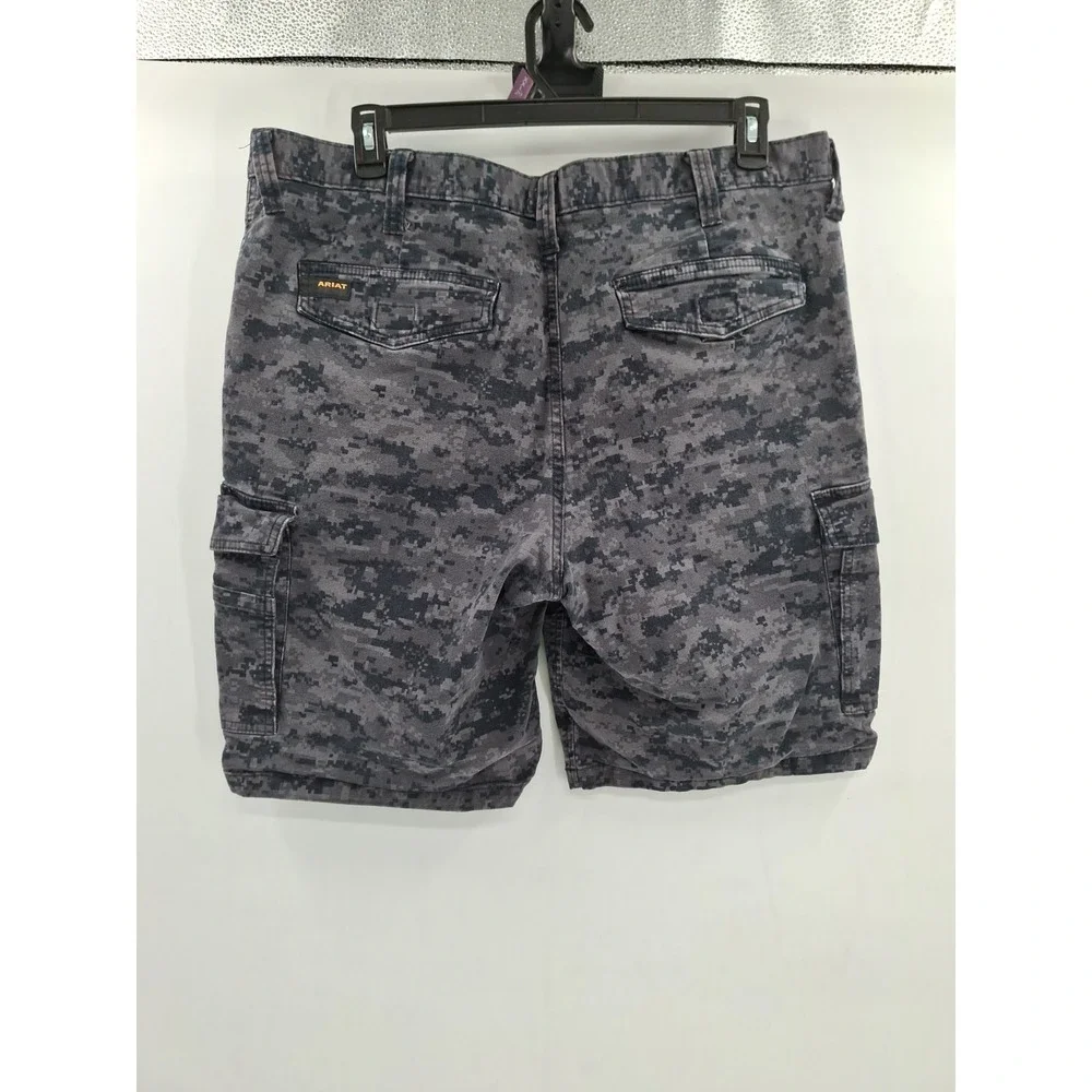 Ariat M4 Rebar Relaxed Fit Cargo Digital Camo Shirts Size 32
